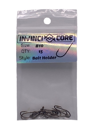 Bait Holder Hooks - Size #10 - Invinci Core