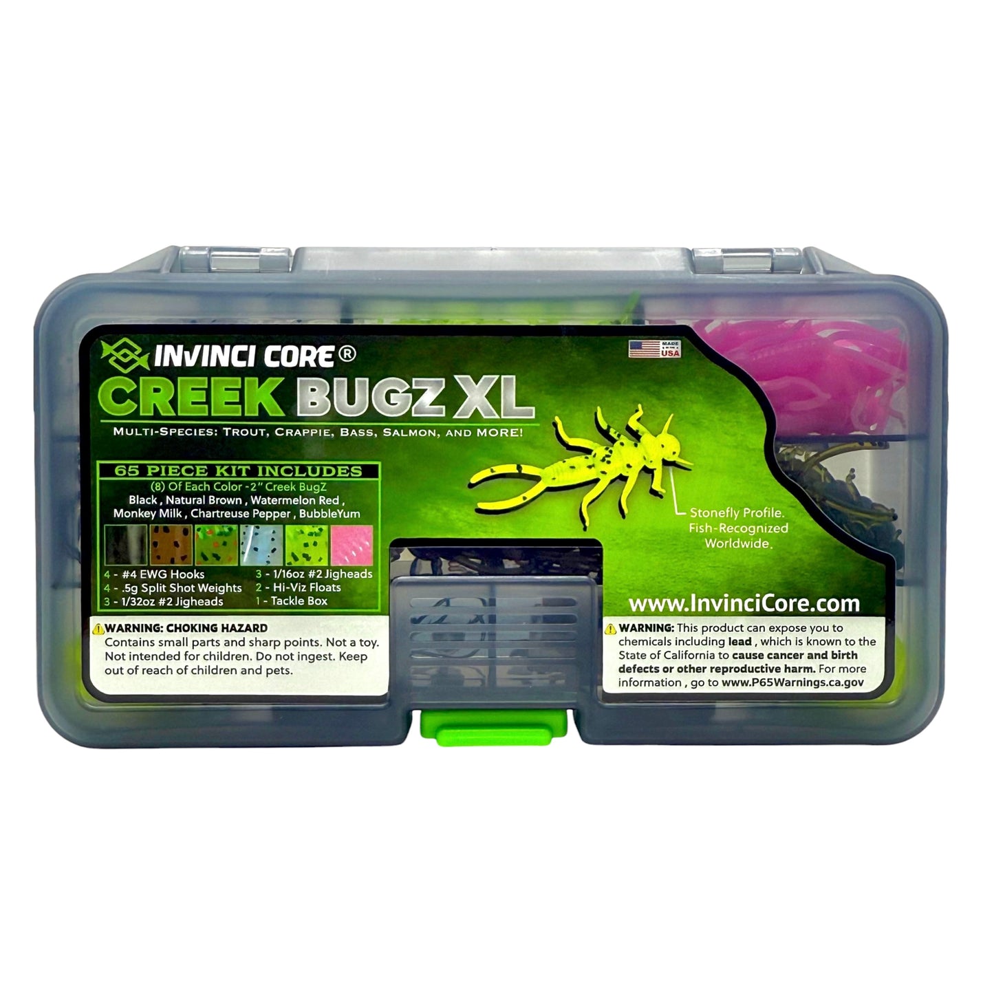 Creek BugZ XL 2” - 65 Piece (Stonefly) Kit
