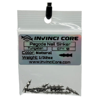 Invinci Core Tungsten Pagoda Nail Weights