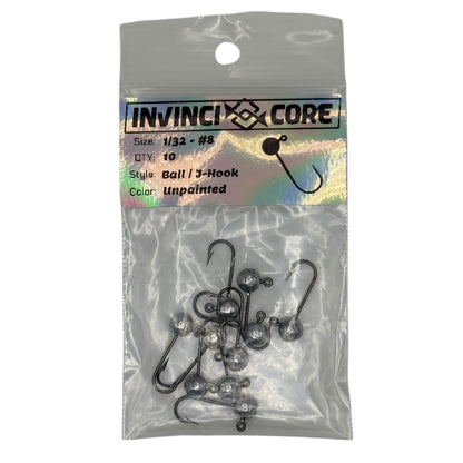 Jig Head 1/32oz #2 #4 #6 #8 Round Bend Hook