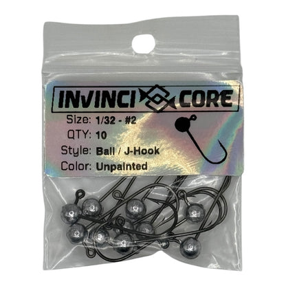 Jig Head 1/32oz #2 #4 #6 #8 Round Bend Hook