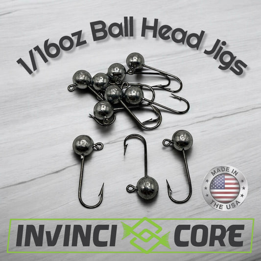 Jig Head 1/16oz #2 #4 Round Bend Hook