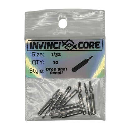 Tungsten Skinny Pencil Drop Shot Weight