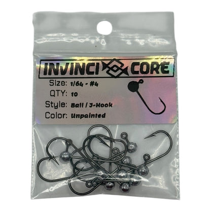 Jig Head 1/64oz #4 #6 #8 #10 Round Bend Hook